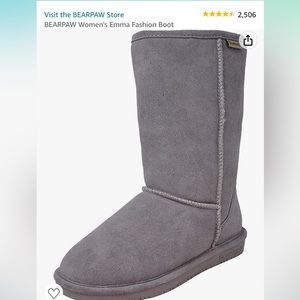 BEARPAW Emma Boot Grey Fog